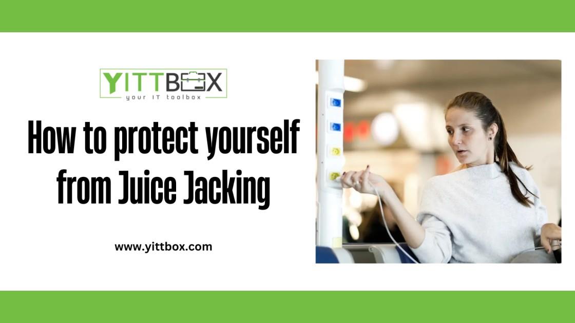 How to protect yourself from juice jacking?